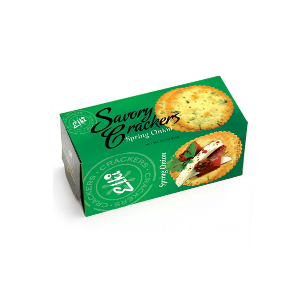 Elki Spring Onion Crackers - 2.2 oz box