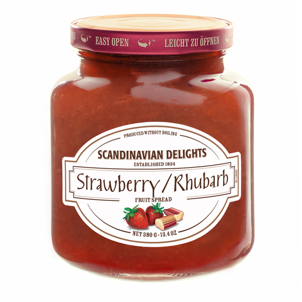 Elki Strawberry/Rhubarb Scandinavian preserve, 30E