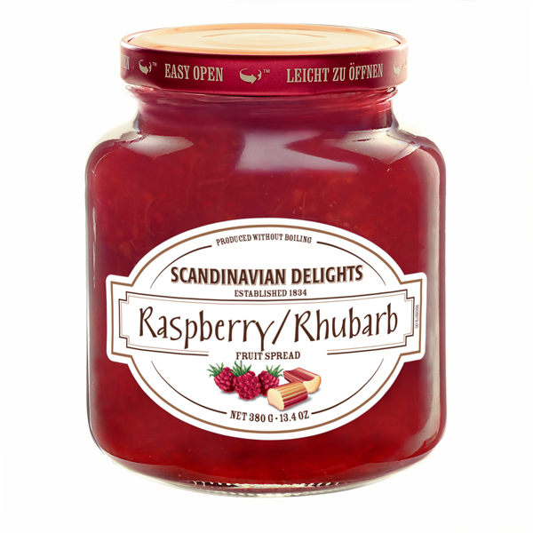 Elki Raspberry/Rhubarb Scandinavian preserve, 34E